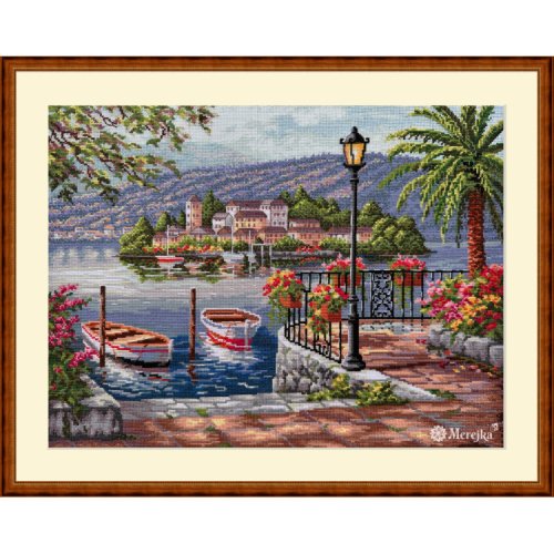 (image for) Lago del Porto Counted Cross Stitch Kit